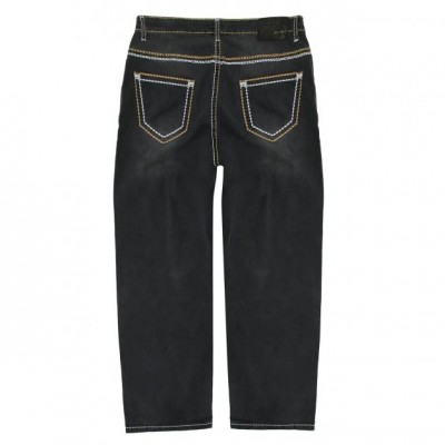 Kalhoty Elastan black jeans