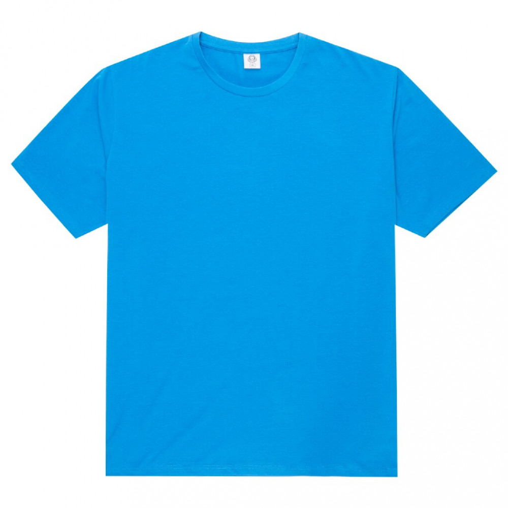 Blue elastane t-shirt